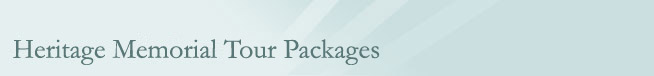 Heritage Memorial Tour Packages Page banner